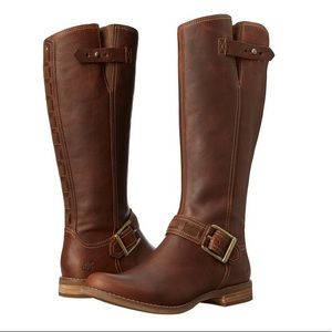 Knee high leather boots